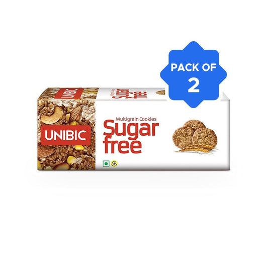 Unibic Sugar Free Multigrain Cookies - Pack of 2 : 2 x 75 g