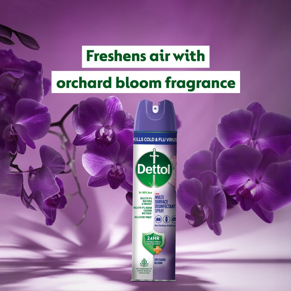 Dettol Multi Surface Sanitizer Disinfectant Spray : 170 g