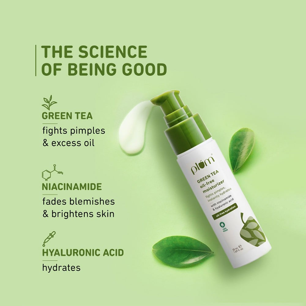 Plum Green Tea Oil & Fragrance Free Moisturizing Cream : 50 ml