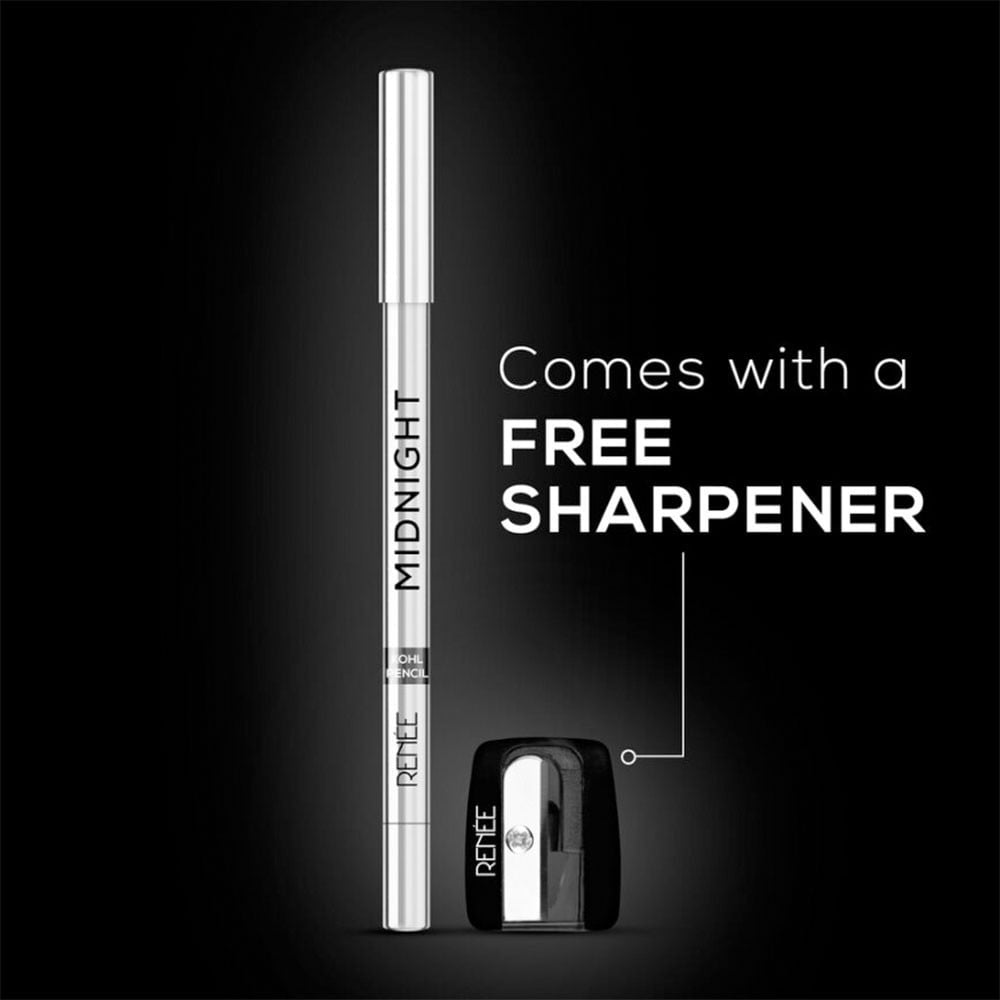 Renee Midnight Kohl Pencil Kajal (Midnight) : 1 unit