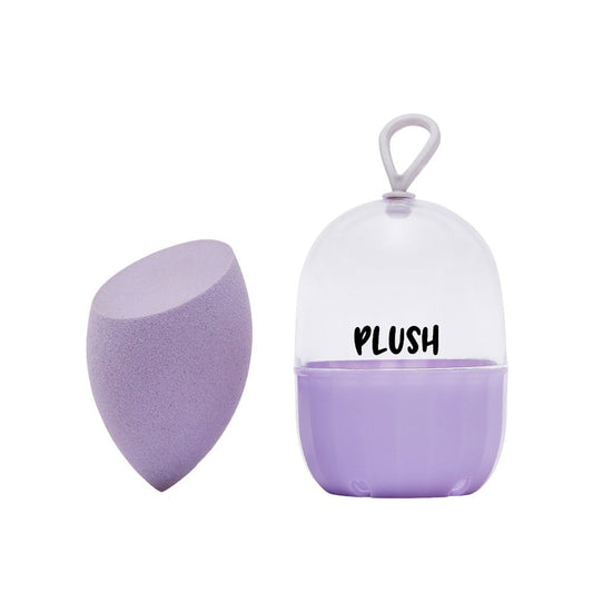 Plush Lilac Lush Beauty Blender with Case : 1 piece