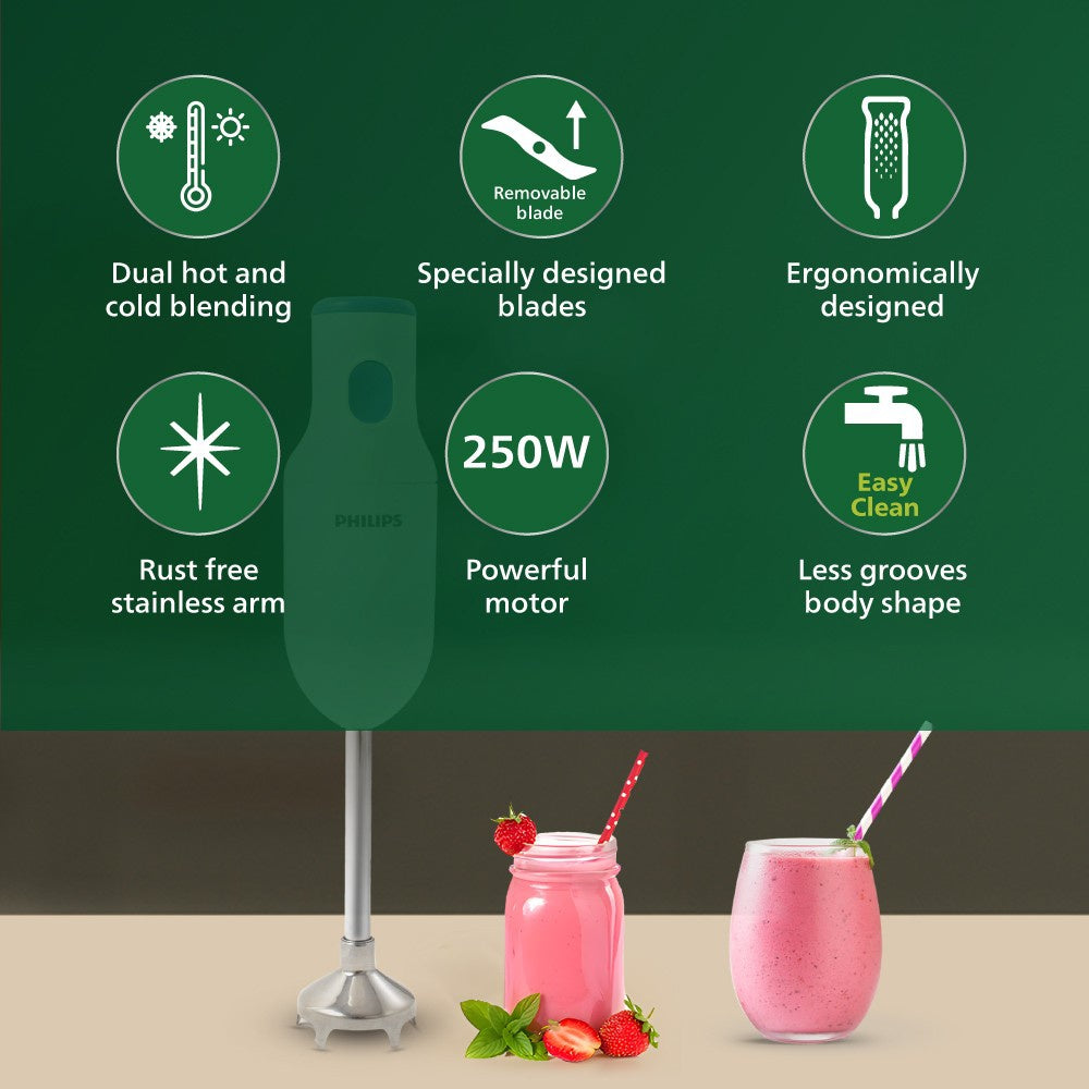 Philips Domestic HL1655/00 250W Hand Blender (250W, White) (White) : 1 unit