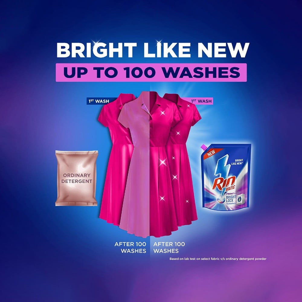 Rin Front Load Liquid Detergent (Front Load) : 2 ltr