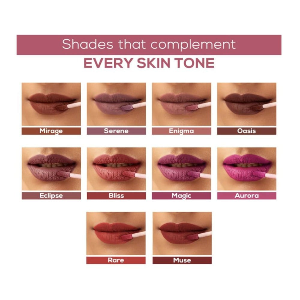 Renee Stay Forever Matte Liquid Lipstick Kit : 1 pack (10 pieces)