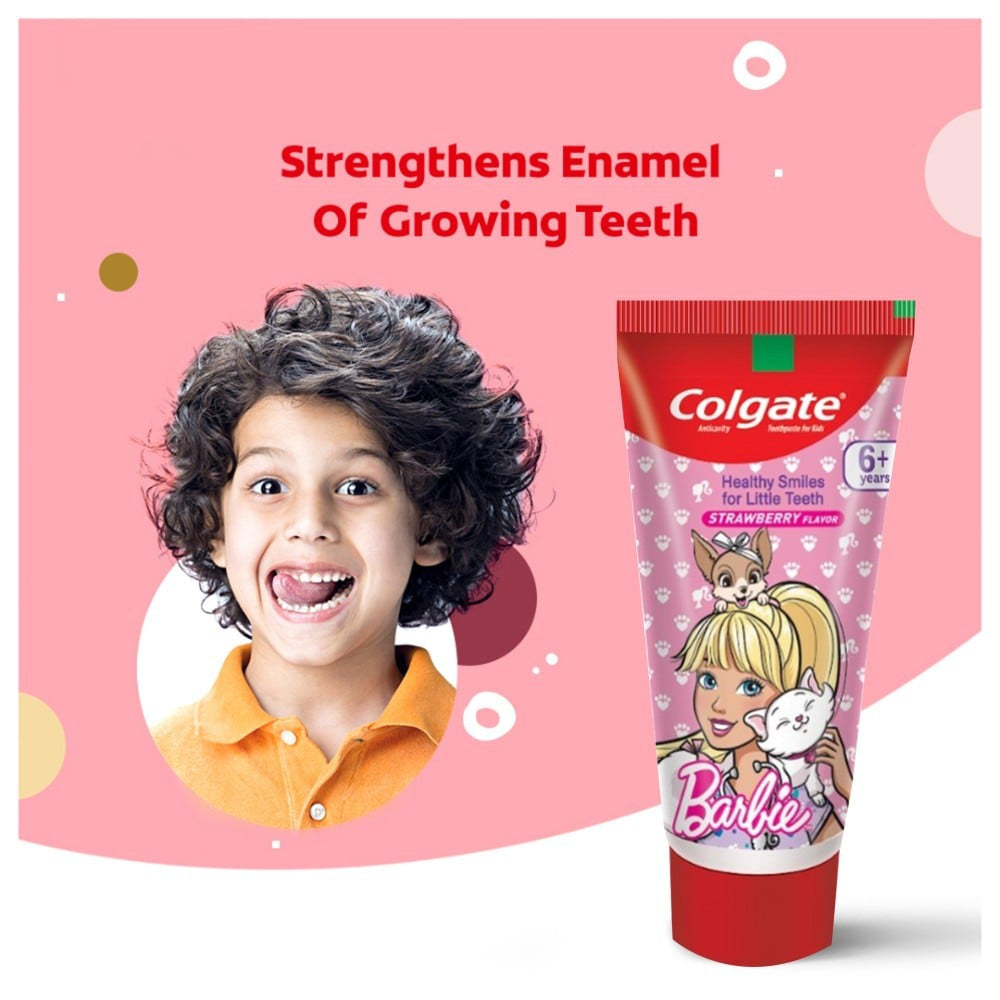 Colgate Barbie Strawberry Baby Toothpaste : 80 g