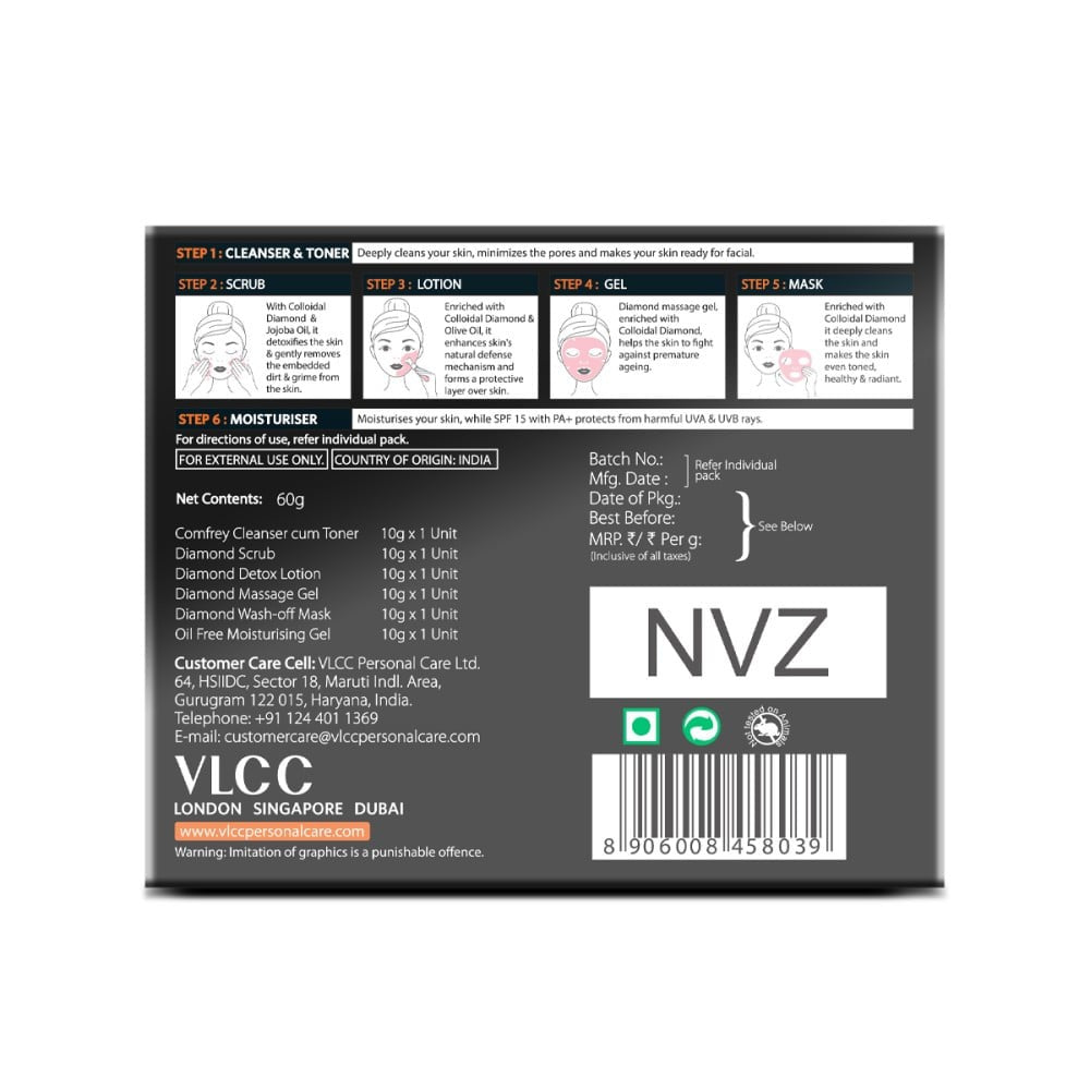 VLCC Diamond Facial Kit - Pack of 2 : 2 x 60 g