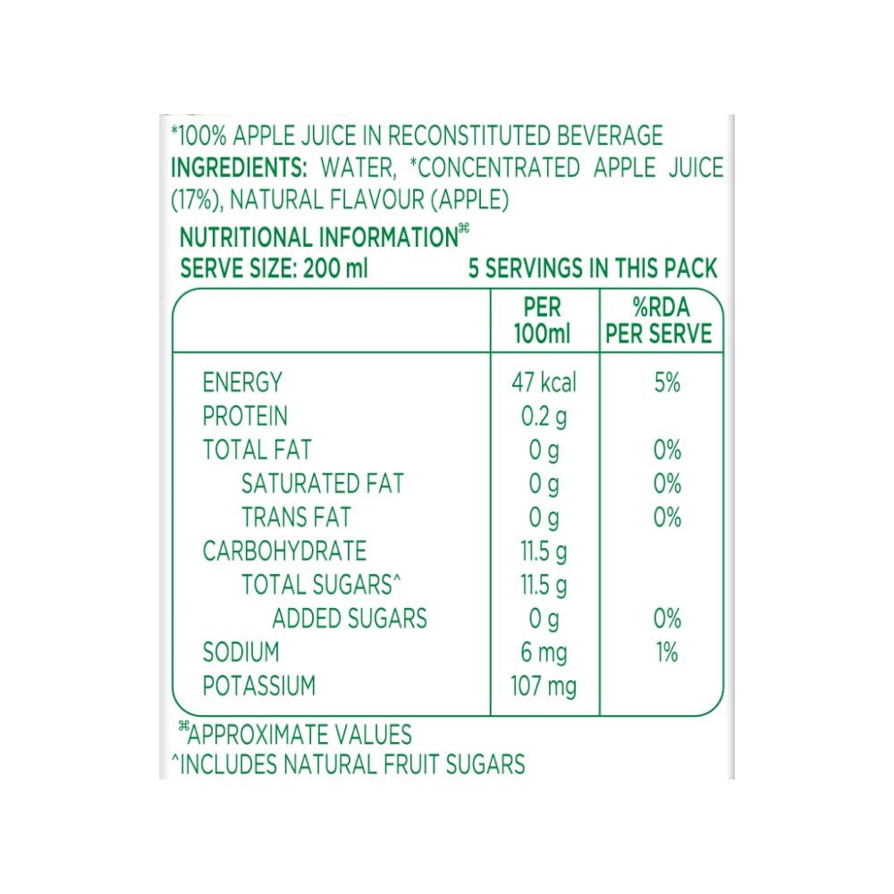 Tropicana Apple Juice : 1 ltr