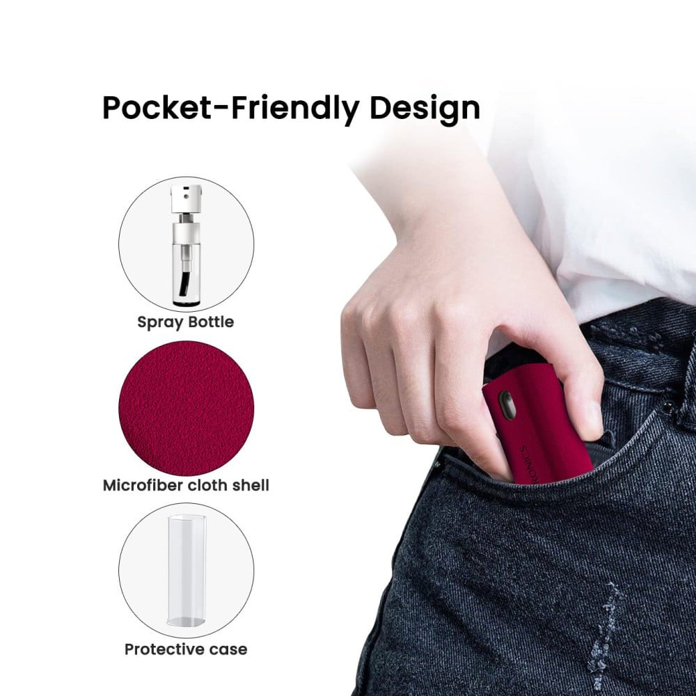 Portronics Swipe 2 Screen Gadget Cleaner (Spray, Red) : 1 unit