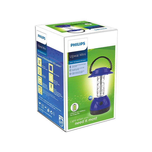 Philips Ujjwal Mini Rechargeable LED 4W Emergency Light (blue) : 1 unit