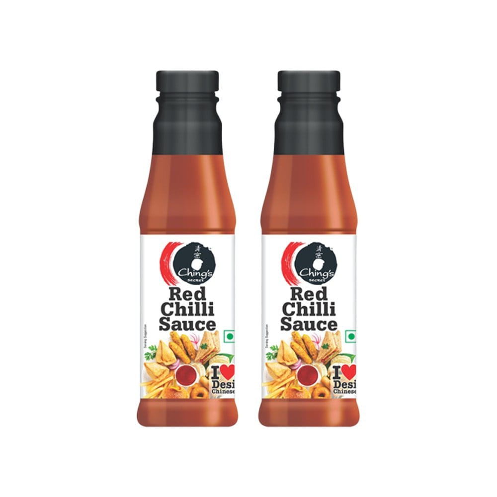 Ching's Secret Red Chilli Sauce, Bold, Fiery & Aromatic - Pack of 2 : 2 x 200 g