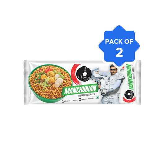 Ching's Secret Manchurian Flavoured Instant Noodles - Pack of 2 : 2 x 240 g