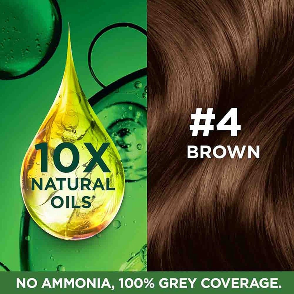 Garnier Color Naturals Hair Colour 70 ml + 60 g (Shade 4 Brown)