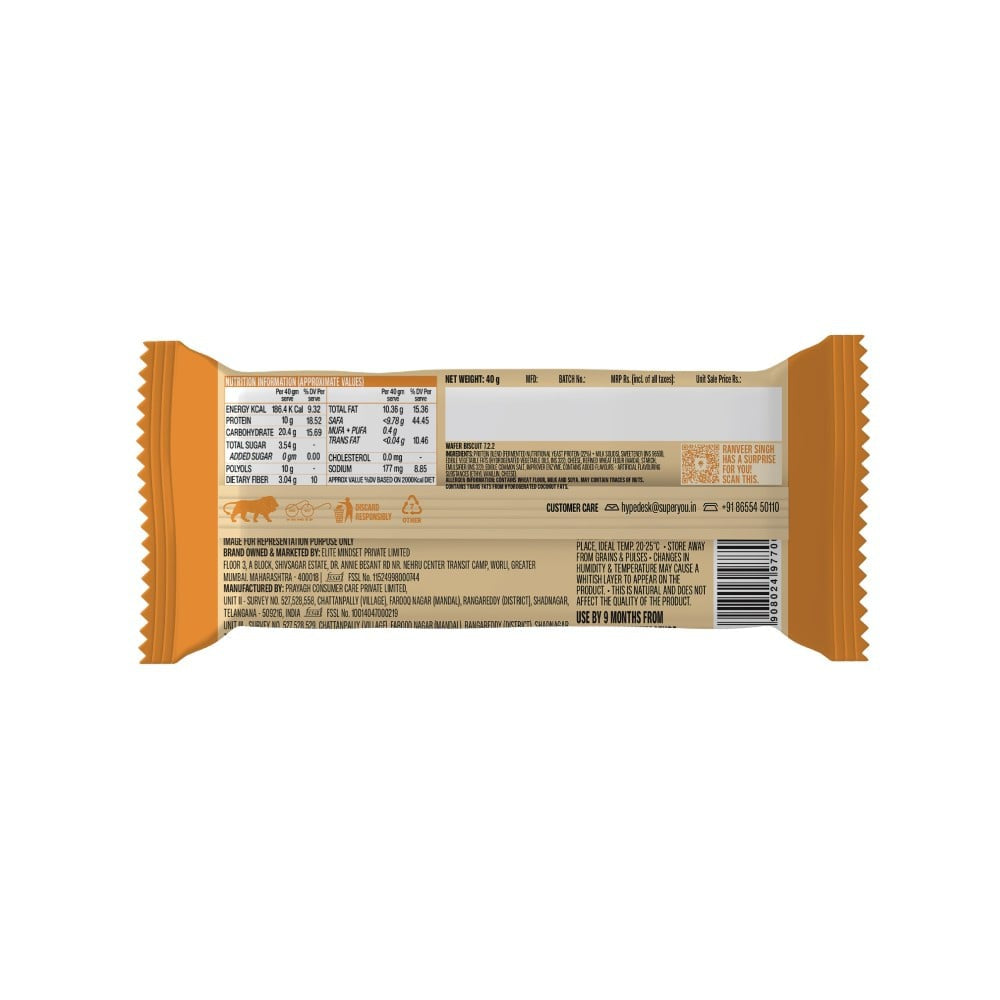 SuperYou Cheese Wafer Protein Bar - Pack of 2 : 2 x 40 g