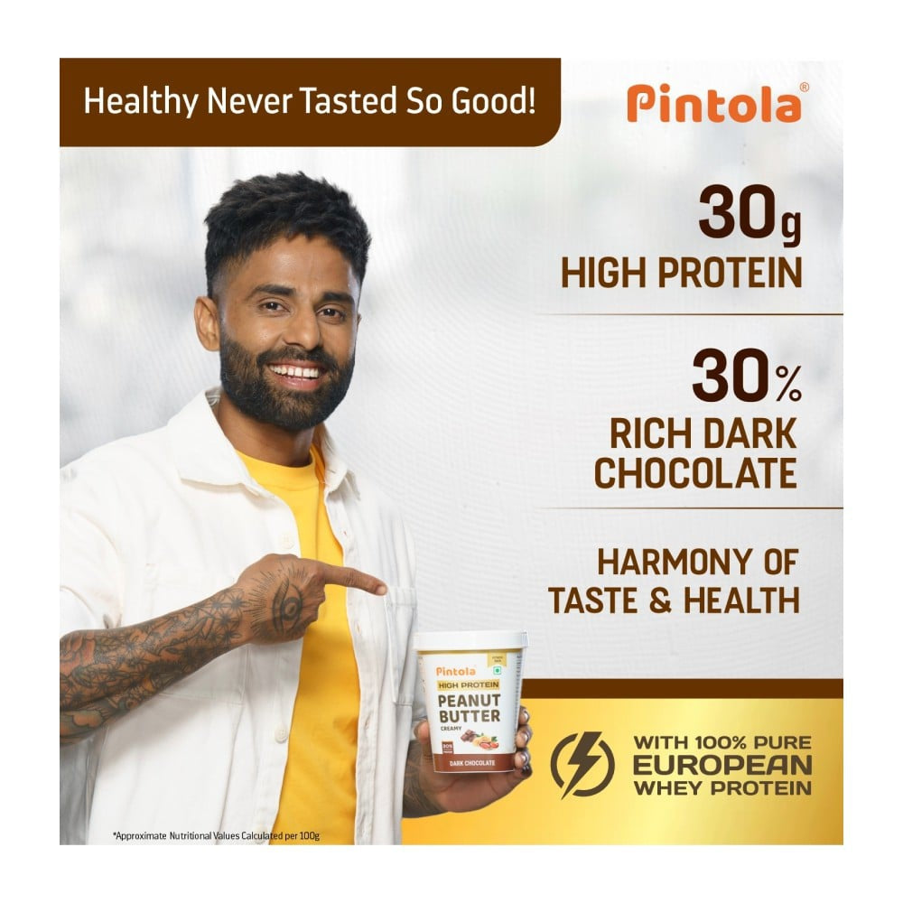 Pintola Dark Chocolate Crunchy Peanut Butter : 510 g