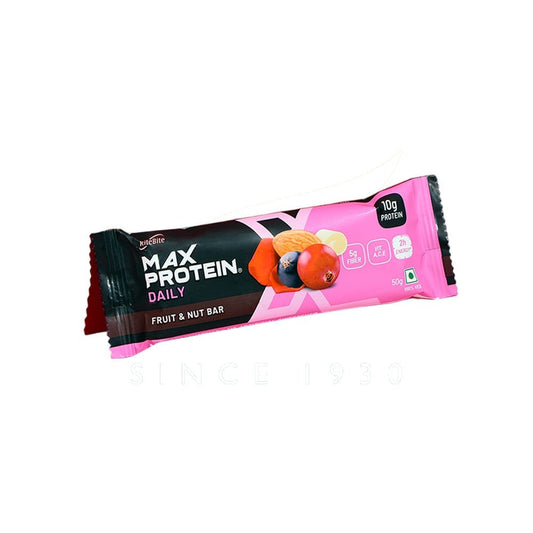 RiteBite Max Protein Energy Bar (Fruit and Nut) : 50 g