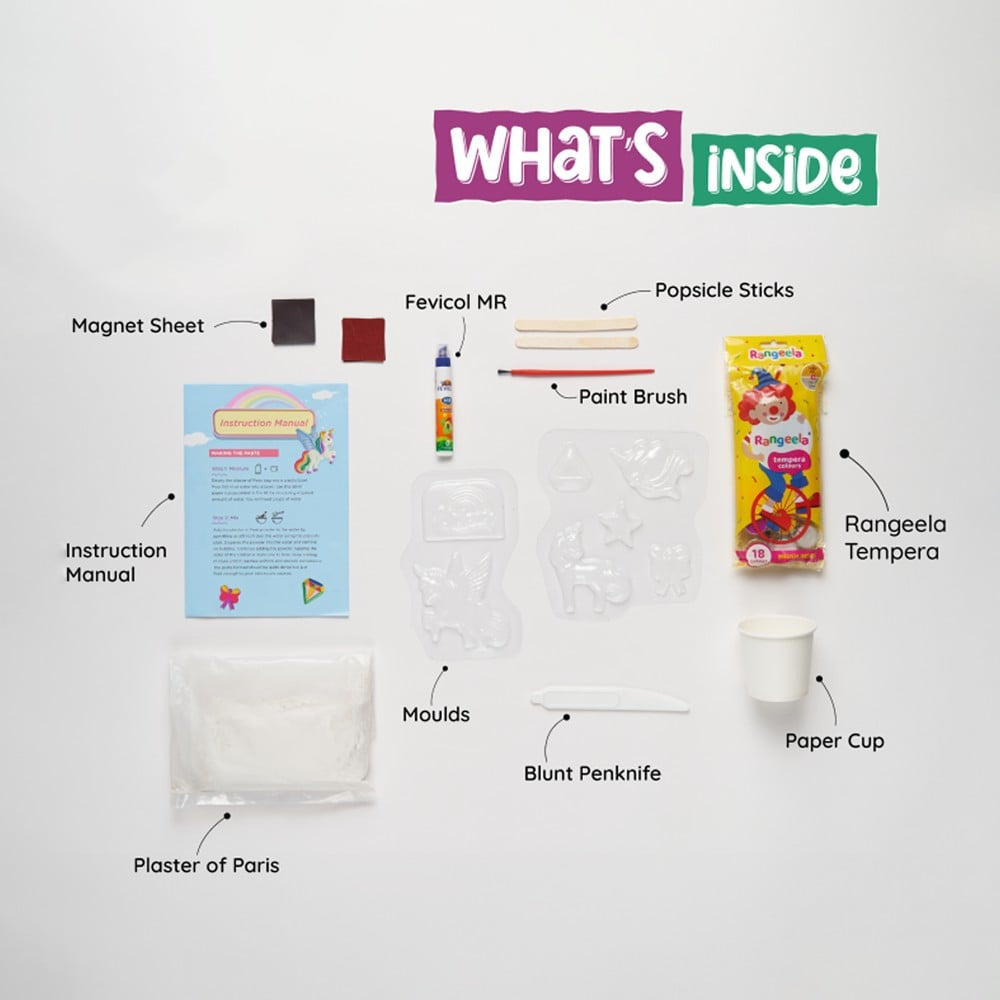 Pidilite Fevicreate Mould & Paint Unicorn Craft Kit : 1 unit