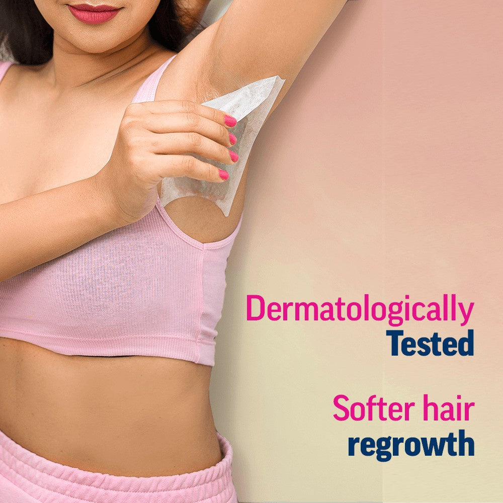 Veet Hair Removal Wax Strips (Normal Skin) : 1 pack (20 strips)