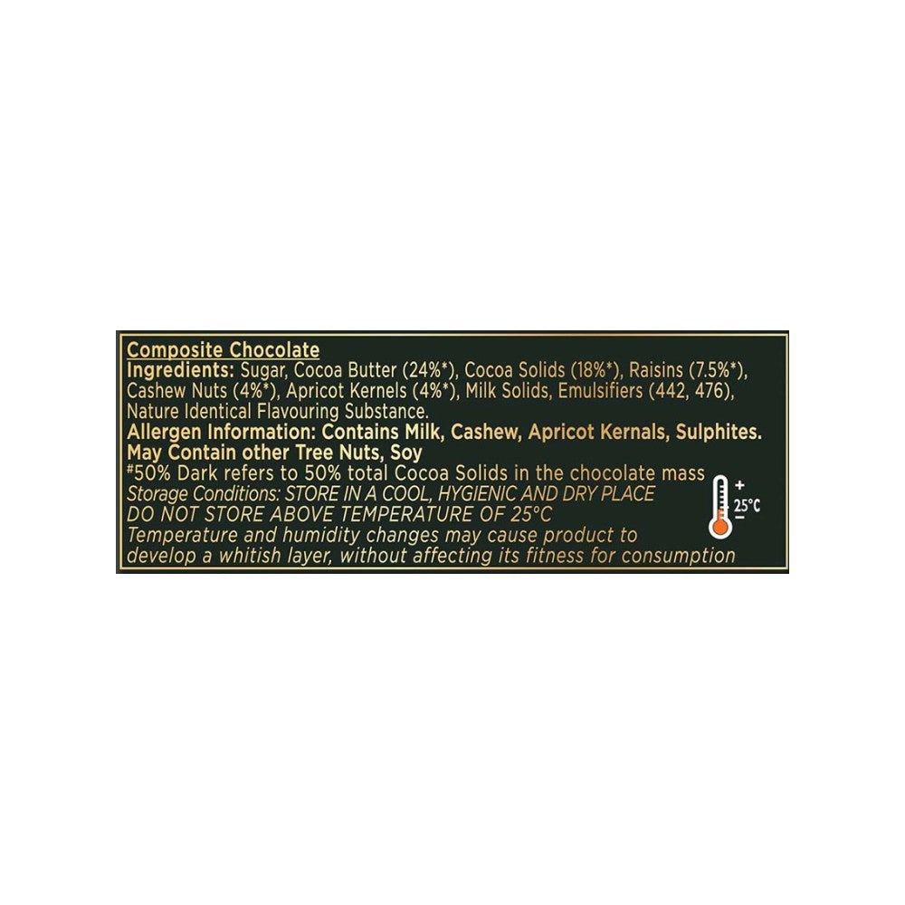 Cadbury Bournville Fruit & Nut Flavoured Chocolate Bar Bar : 80 g