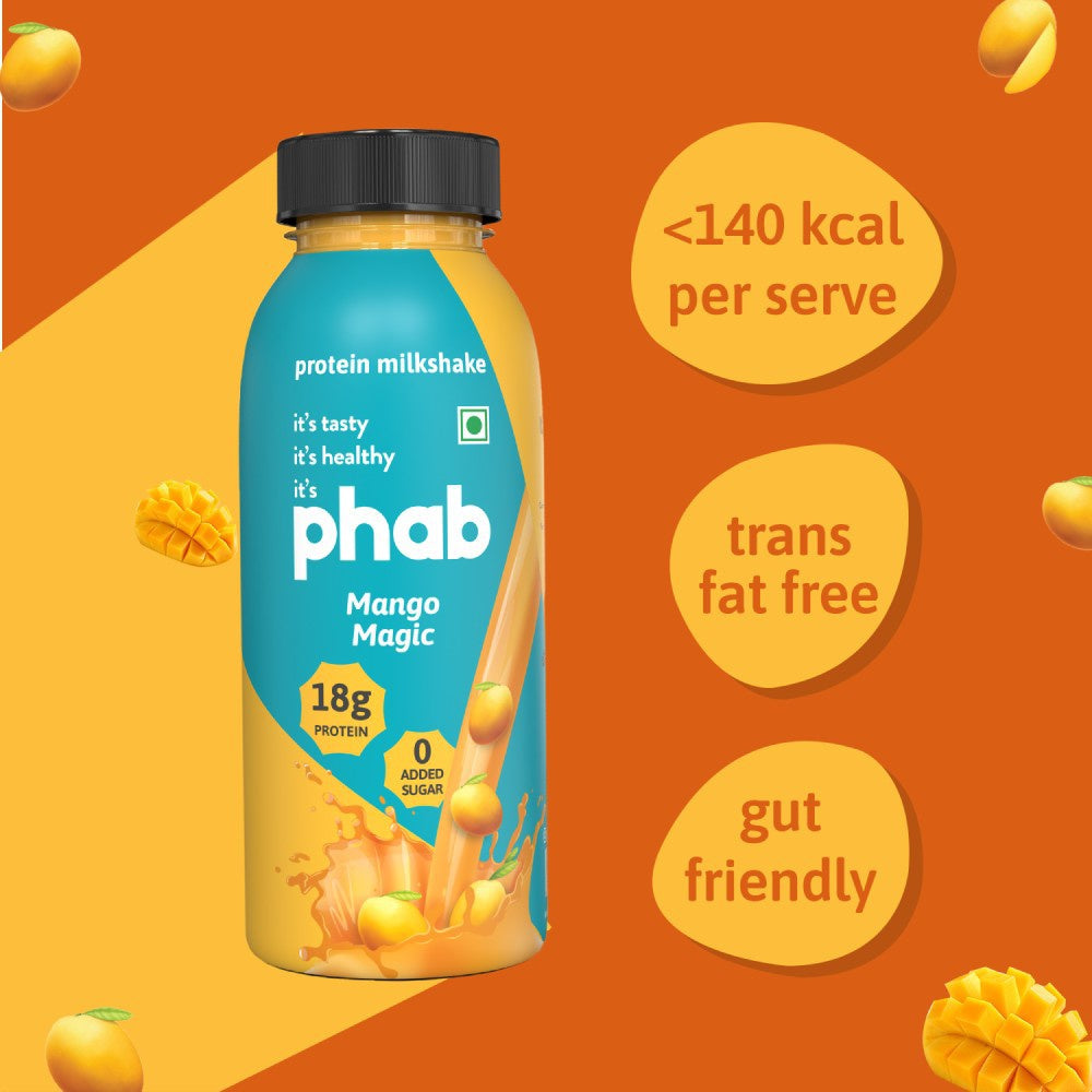 Phab Mango Magic Protein Milkshake : 2 x 180 ml