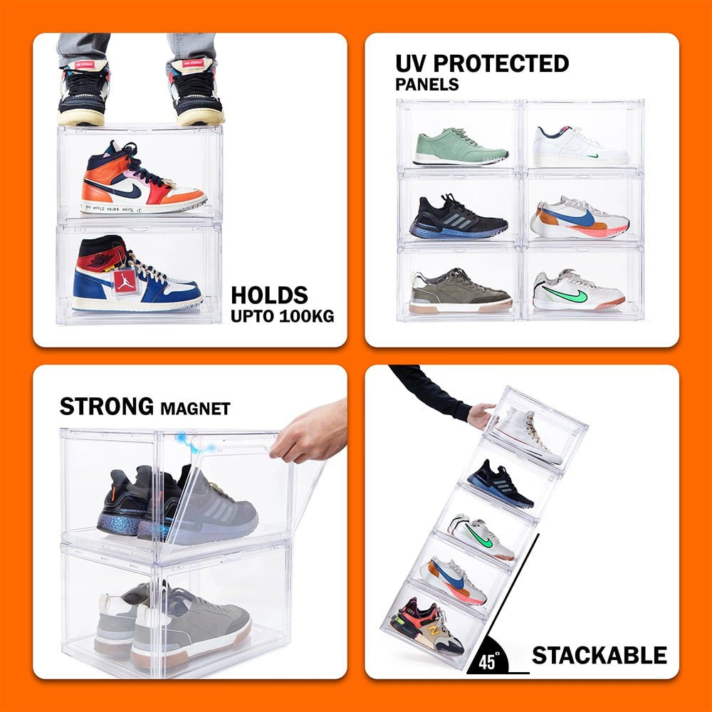 Sneakare Stack'em Shoe Organizer Crate : 1 unit