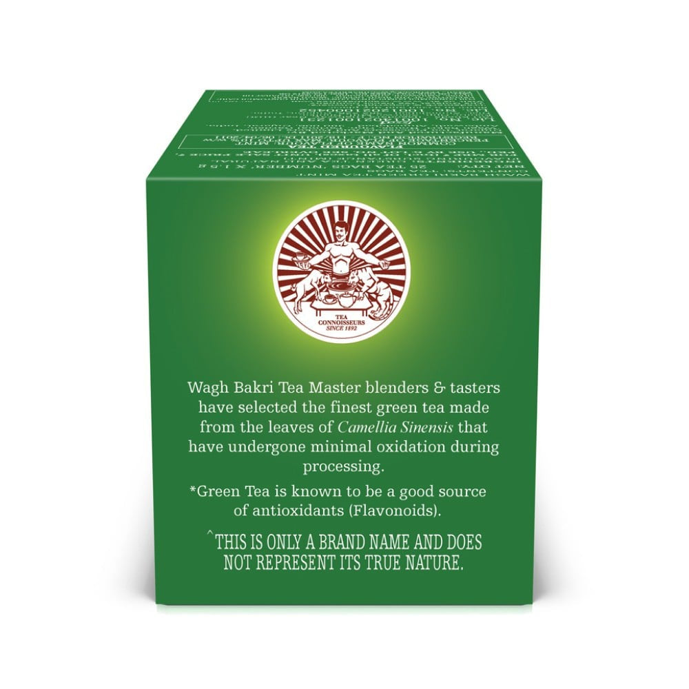 Wagh Bakri Mint Green Tea : 30 bags x 1.5 g