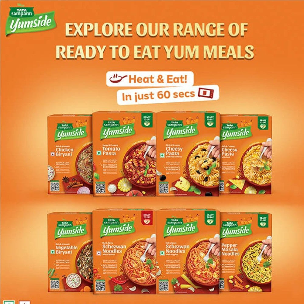 Tata Sampann Yumside Cheesy Pasta With Black Olives - Ready to Eat : 285 g