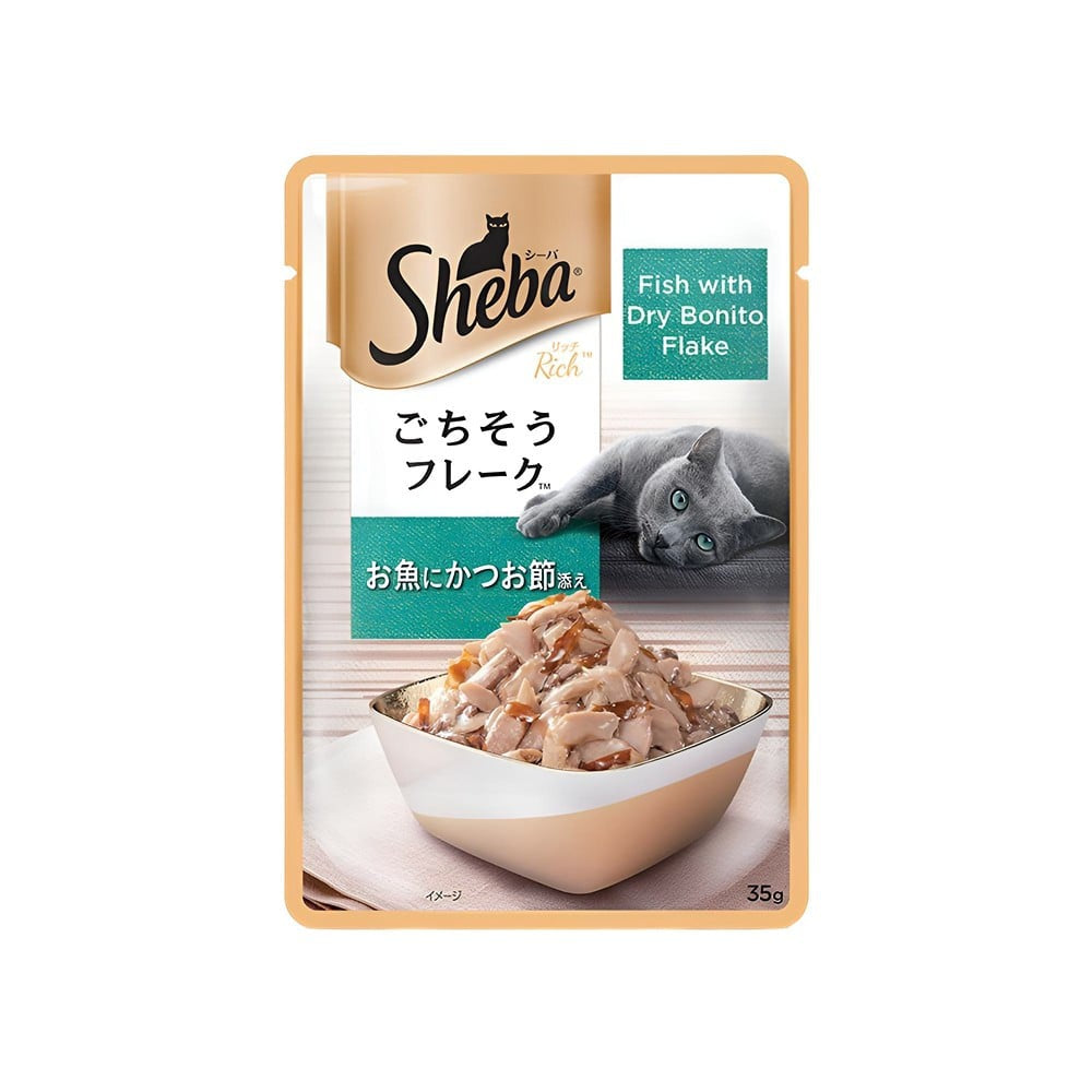 Sheba Kitten Wet Wet Kitten Food Fish with Dry Bonito Flake : 35 g