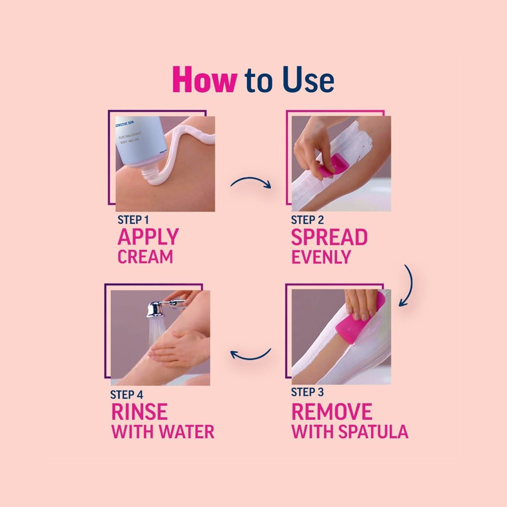 Veet Aloe Vera Sensitive Skin Hair Removal Cream : 100 g