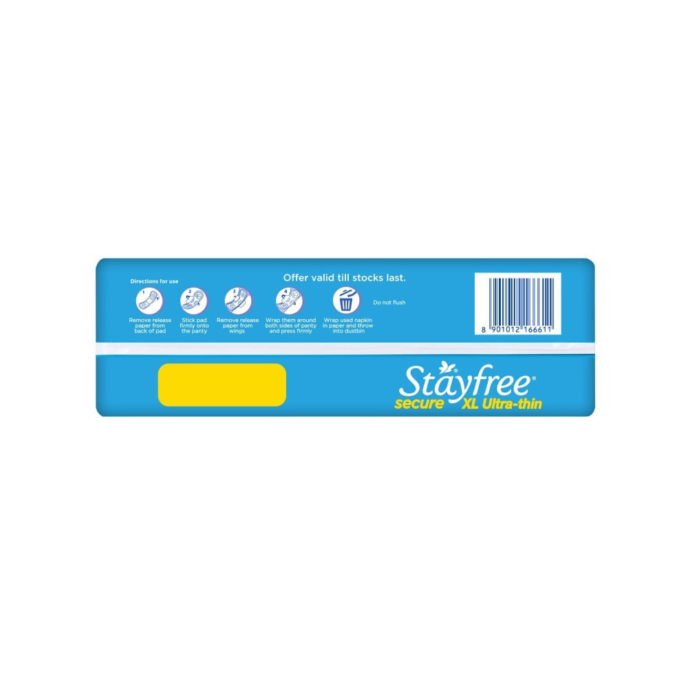 Stayfree Secure Ultra-Thin Sanitary Pads : 40 pieces
