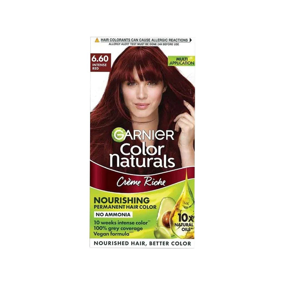 Garnier Color Naturals Creme Riche Hair Colour (Intense Red) : 1 pack