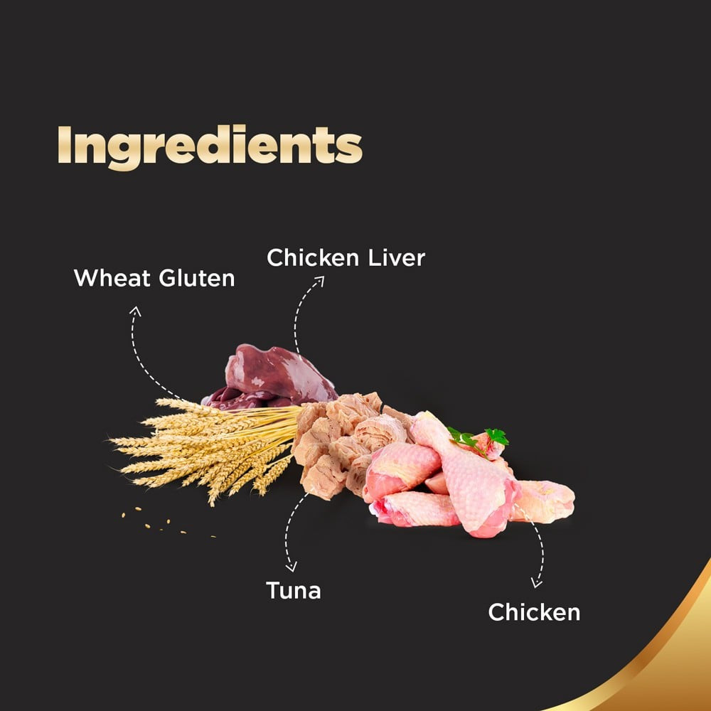 Sheba Adult Wet Cat Food, Chicken & Tuna In Gravy : 70 g