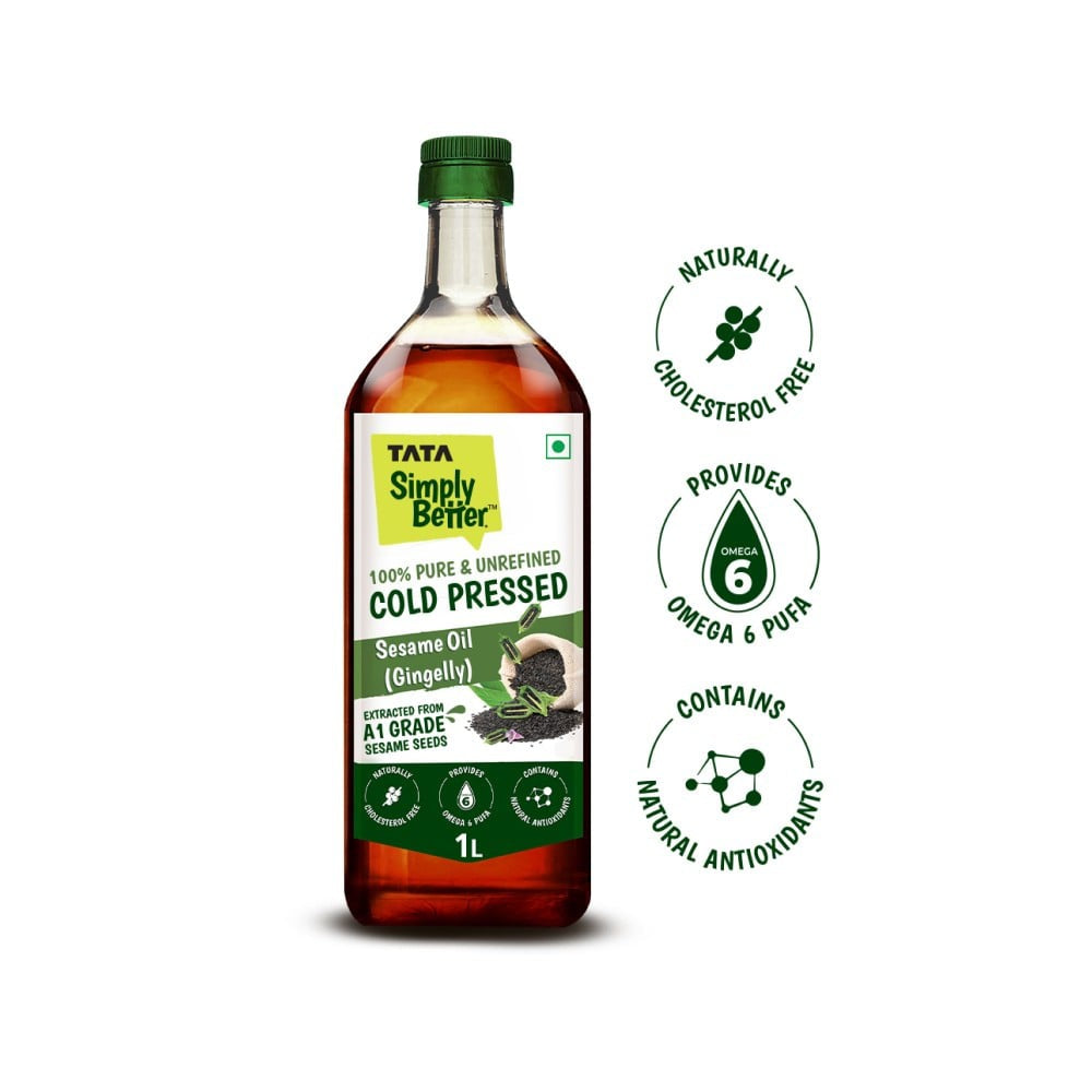 Tata Cold Pressed Sesame Oil /Til Oil : 1 ltr