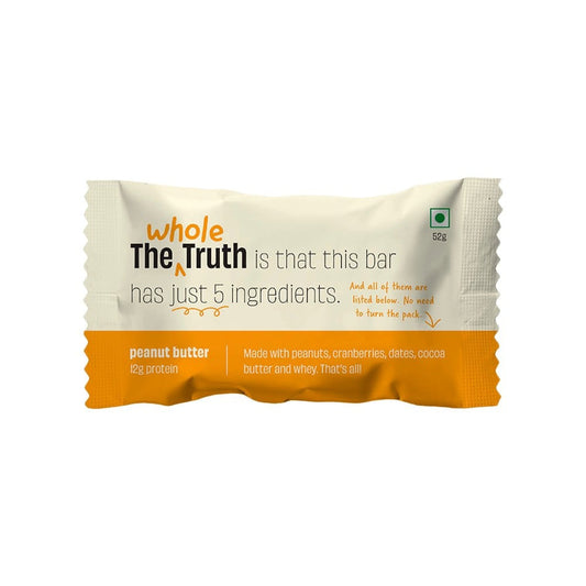 The Whole Truth Peanut Butter Protein Bar : 52 g