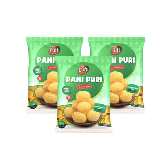 Wah Luft Pani Puri, Pellets - Pack of 3 : 3 x 200 g