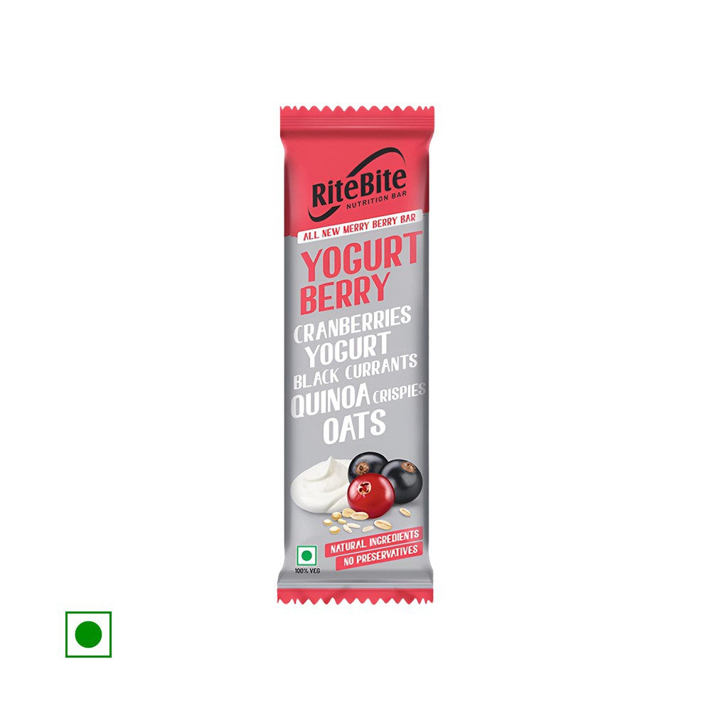 RiteBite Max Protein Daily Choco Almond Protein Bar + Yogurt Berry Nutrition Bar Combo : 50 g + 35 g