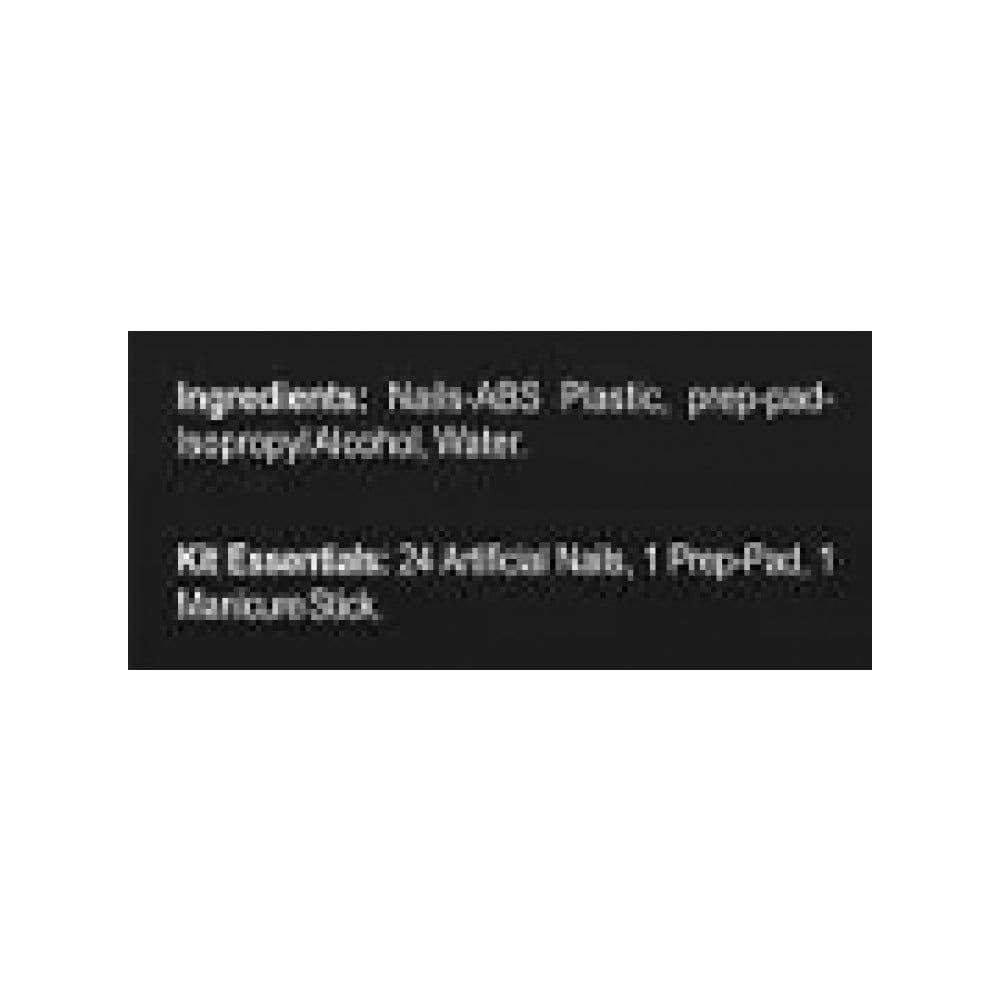 Renee Square Press On Nails (L MTN 01) : 1 pack (24 pieces)