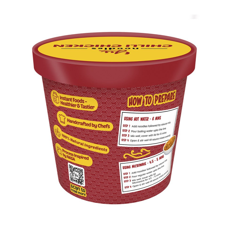 Yu Chilli Chicken Instant Cup Noodles - Pack of 2 : 2 x 70 g