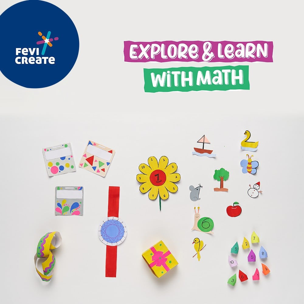 Pidilite Fevicreate Artastic Math DIY Art & Craft Kit : 1 set