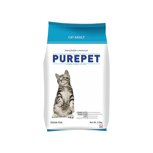 PurePet Complete Dry Cat Food (Ocean Fish, Adult) : 2.8 kg