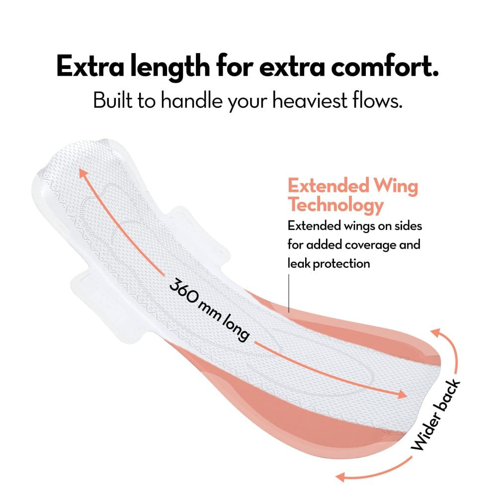 Plush Rash Free Sanitary Pads (with 2 Free Liners) : 10 pieces