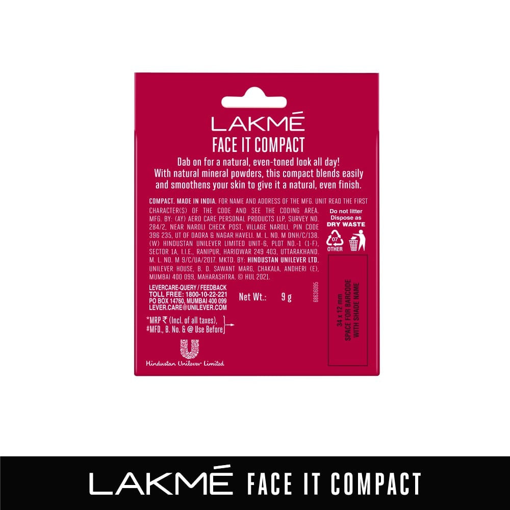 Lakme Forever Matte Compact (Marble) : 9 g