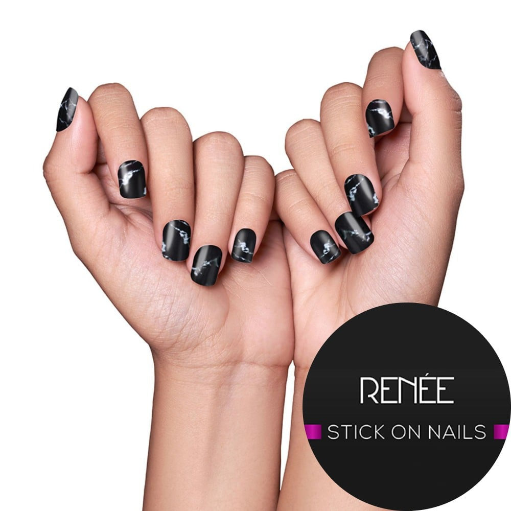 Renee Square Press On Nails (DN 03) : 1 pack (24 pieces)