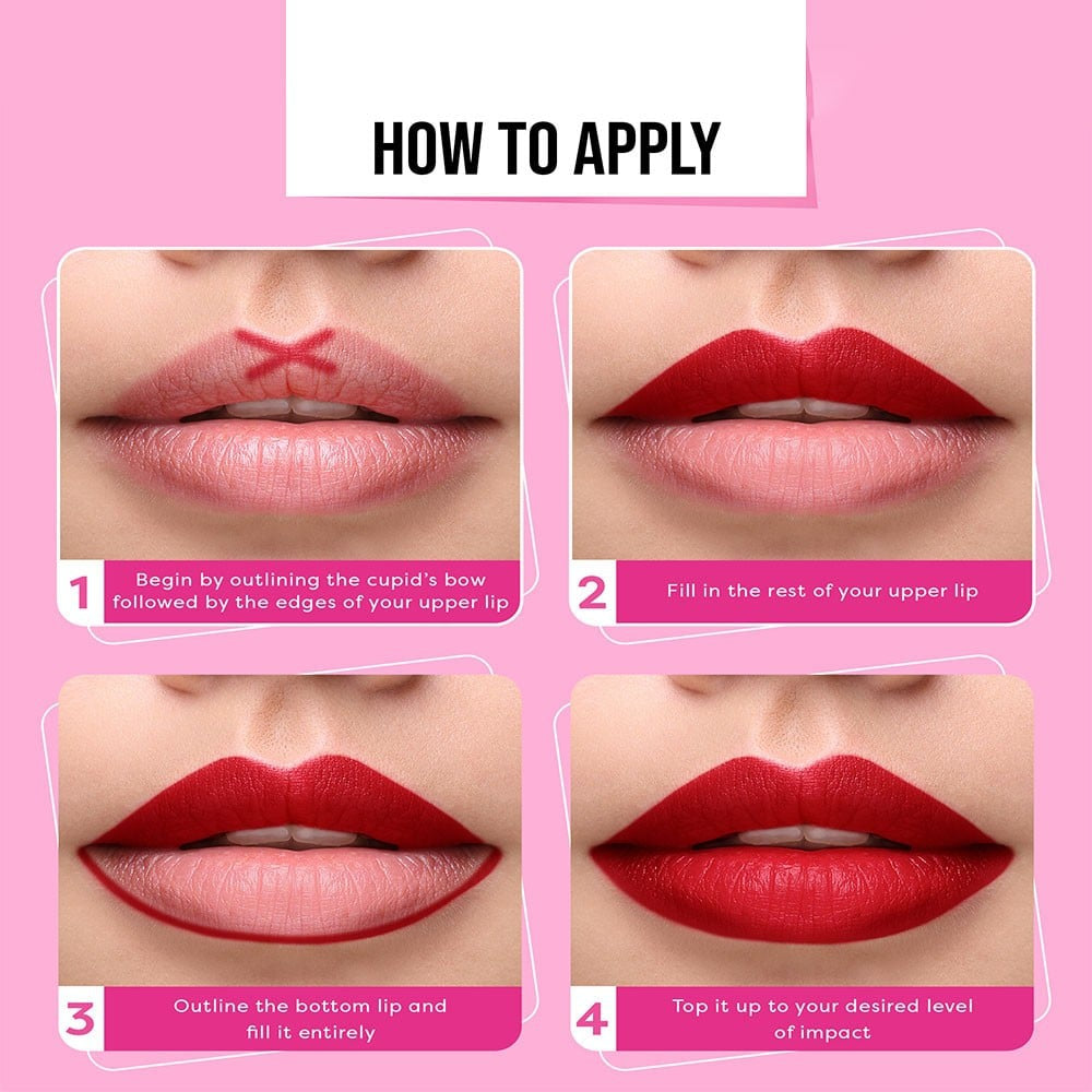 SUGAR POP Ultrastay Transferpoof Lipstick (07 Ruby Red) : 4 g