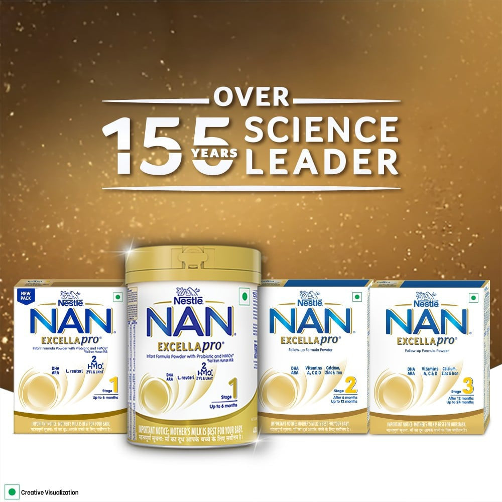Nestle NAN EXCELLAPRO Stage 2 Follow up Formula (6+ Months) : 400 g