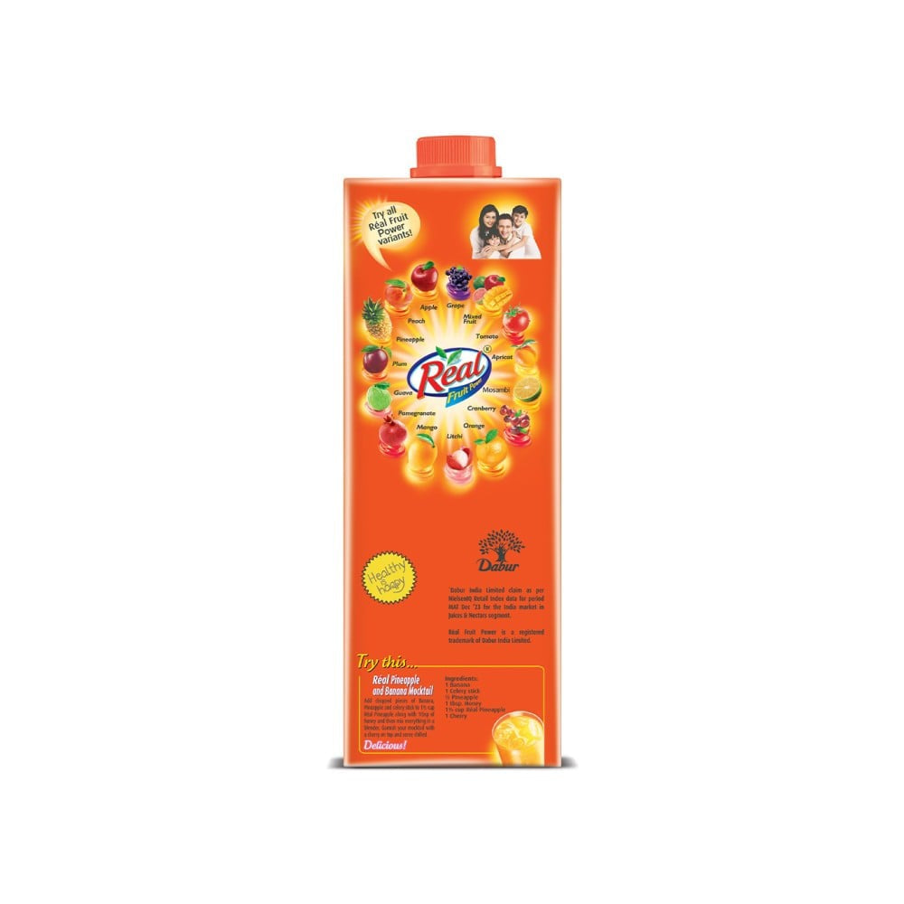 Real Fruit Power Pineapple Juice + Hommade Coconut Milk Combo : 1 ltr + 200 ml