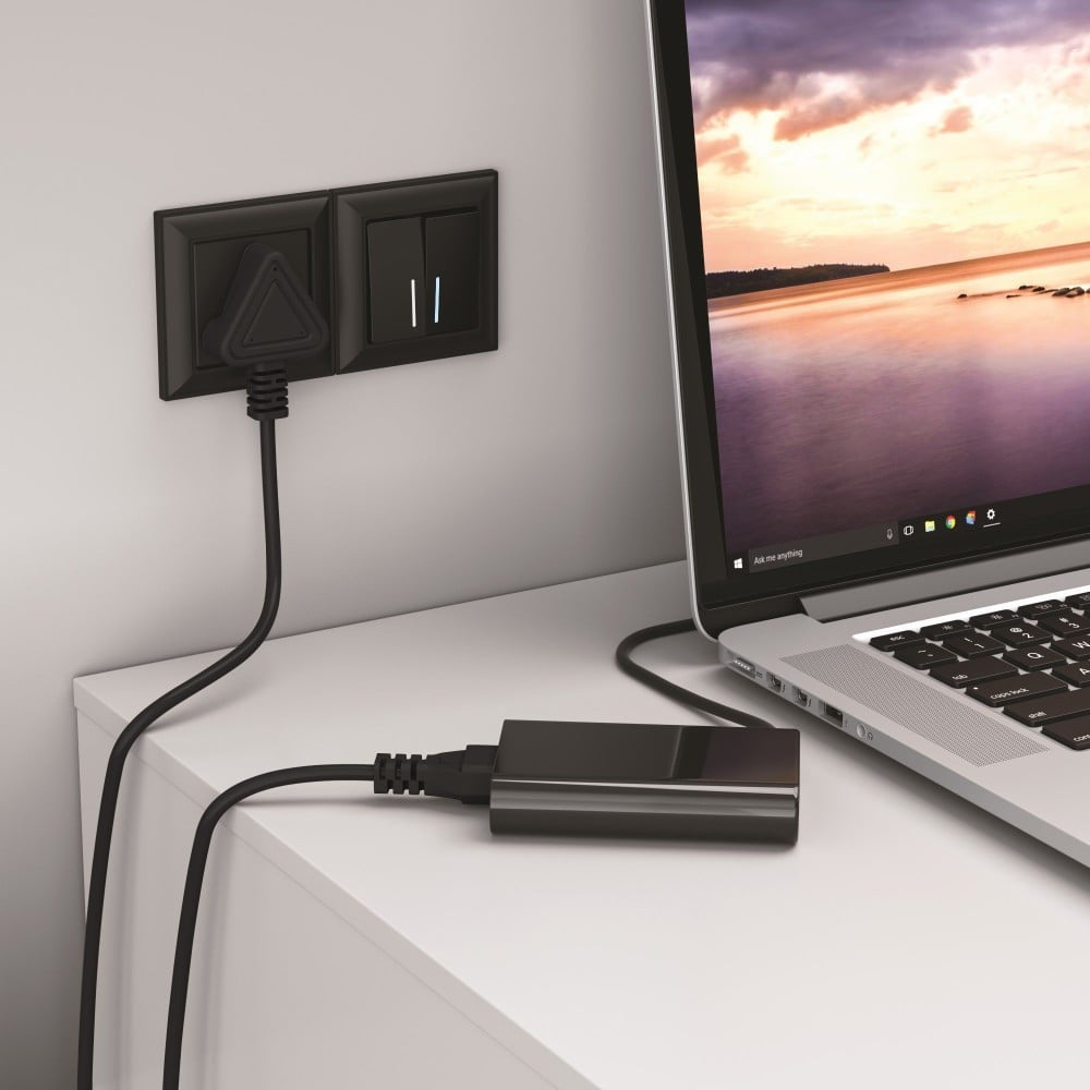 Portronics Konnect G3 Laptop Charger Power Cord (Black) : 1 unit