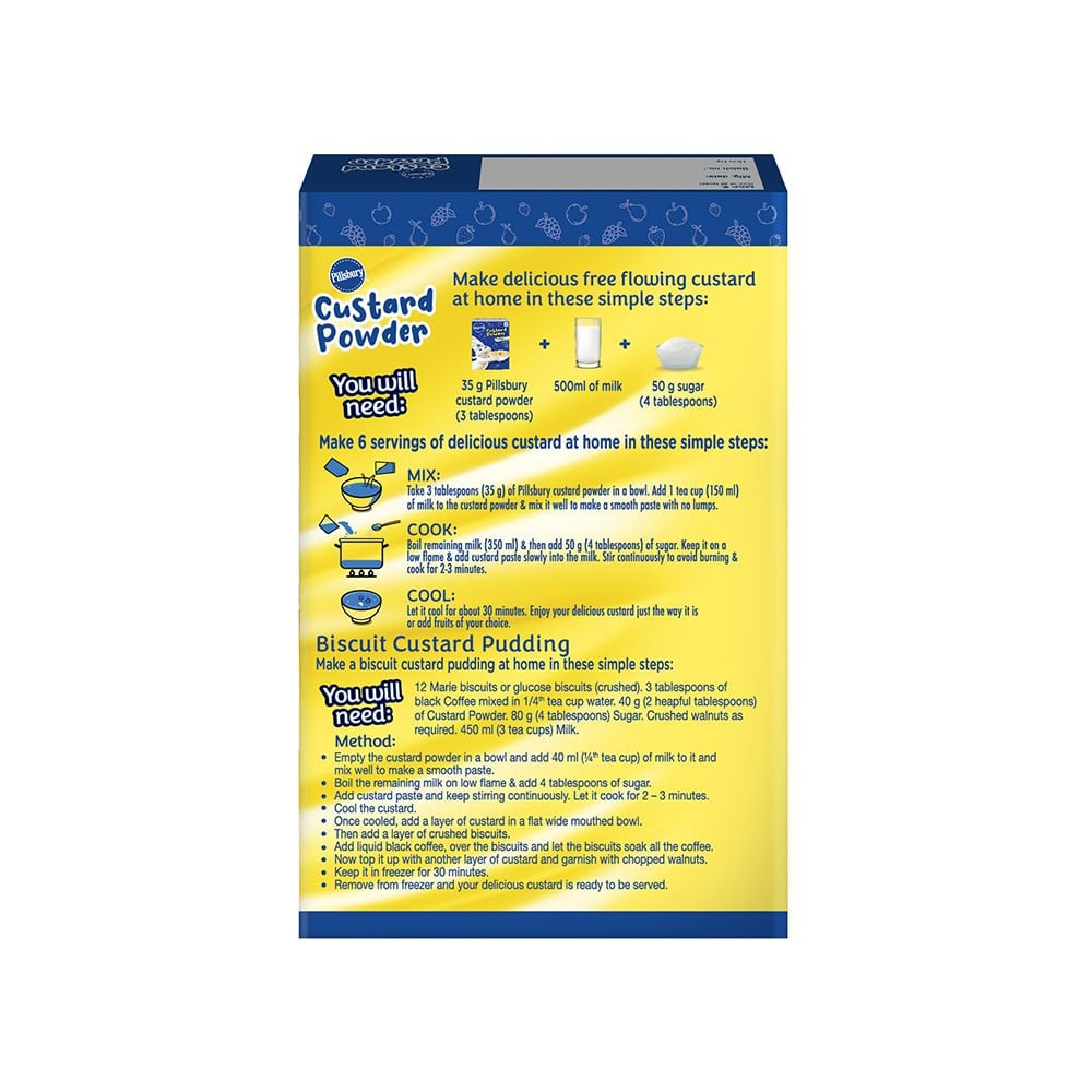 Pillsbury Golden Vanilla Custard Powder : 100 g