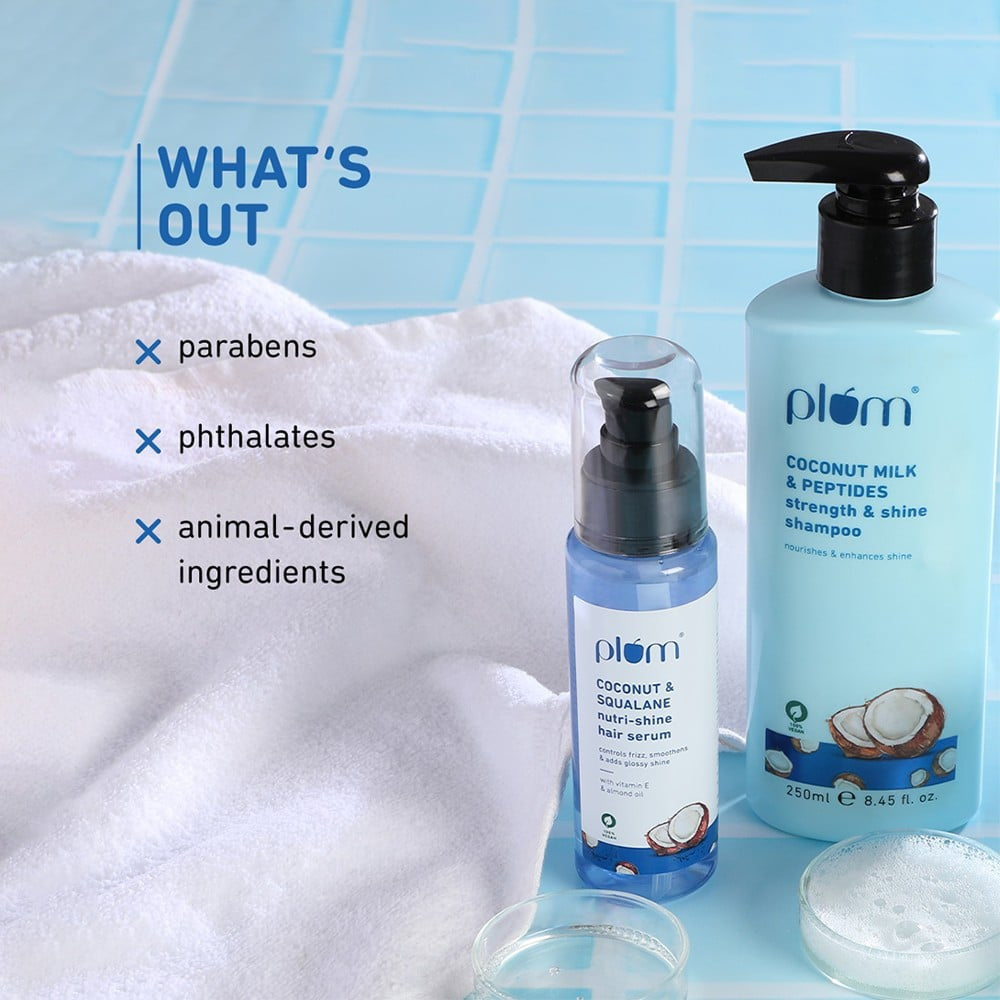 Plum Coconut Soft & Shiny Hair Duo Travel Kit : 1 pack (2 pieces)