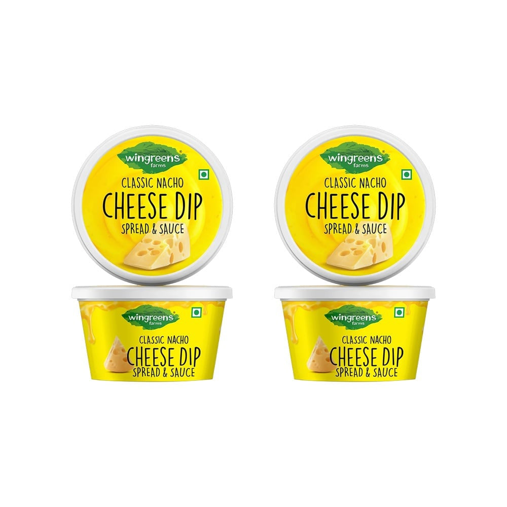 Wingreens Farms Classic Nacho Cheese Dip - Pack of 2 : 2 x 180 g