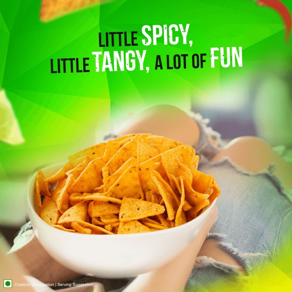 Bingo Chilli Limon Nachos - Pack of 2 : 2 x 82 g